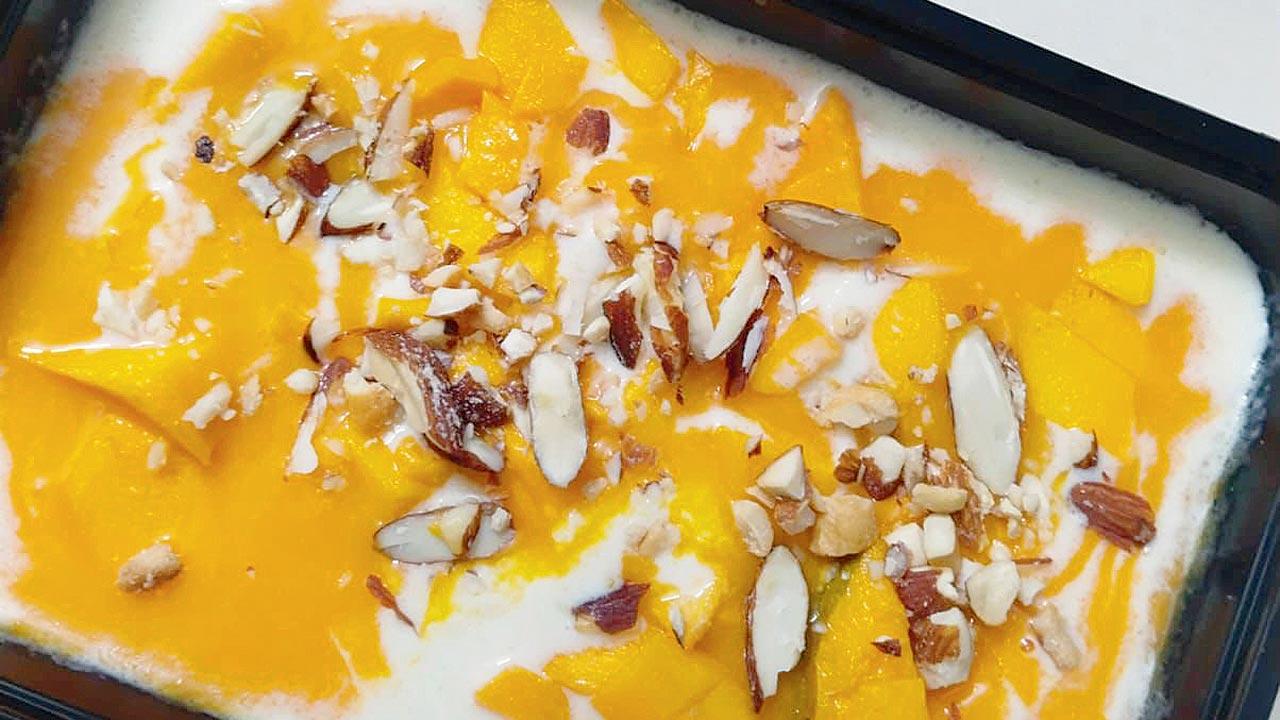 Instant shahi mango rabdi