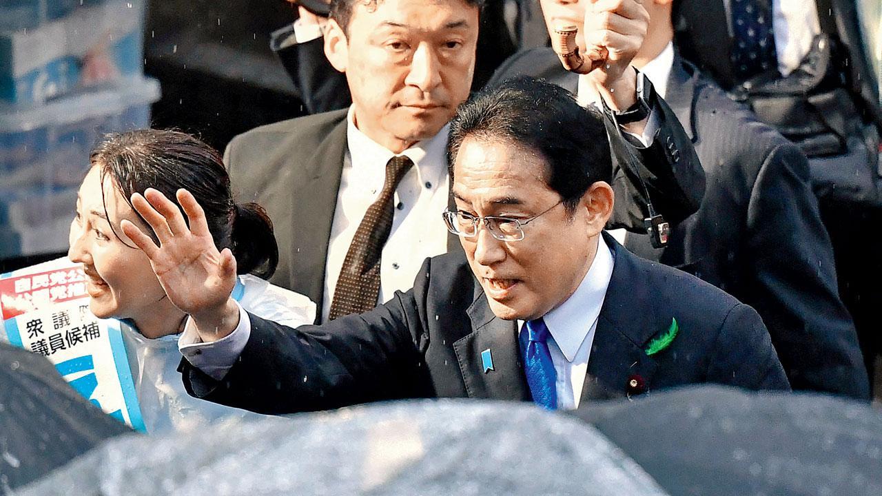 Japanese PM Fumio Kishida unscathed after smoke bomb hurled at public event