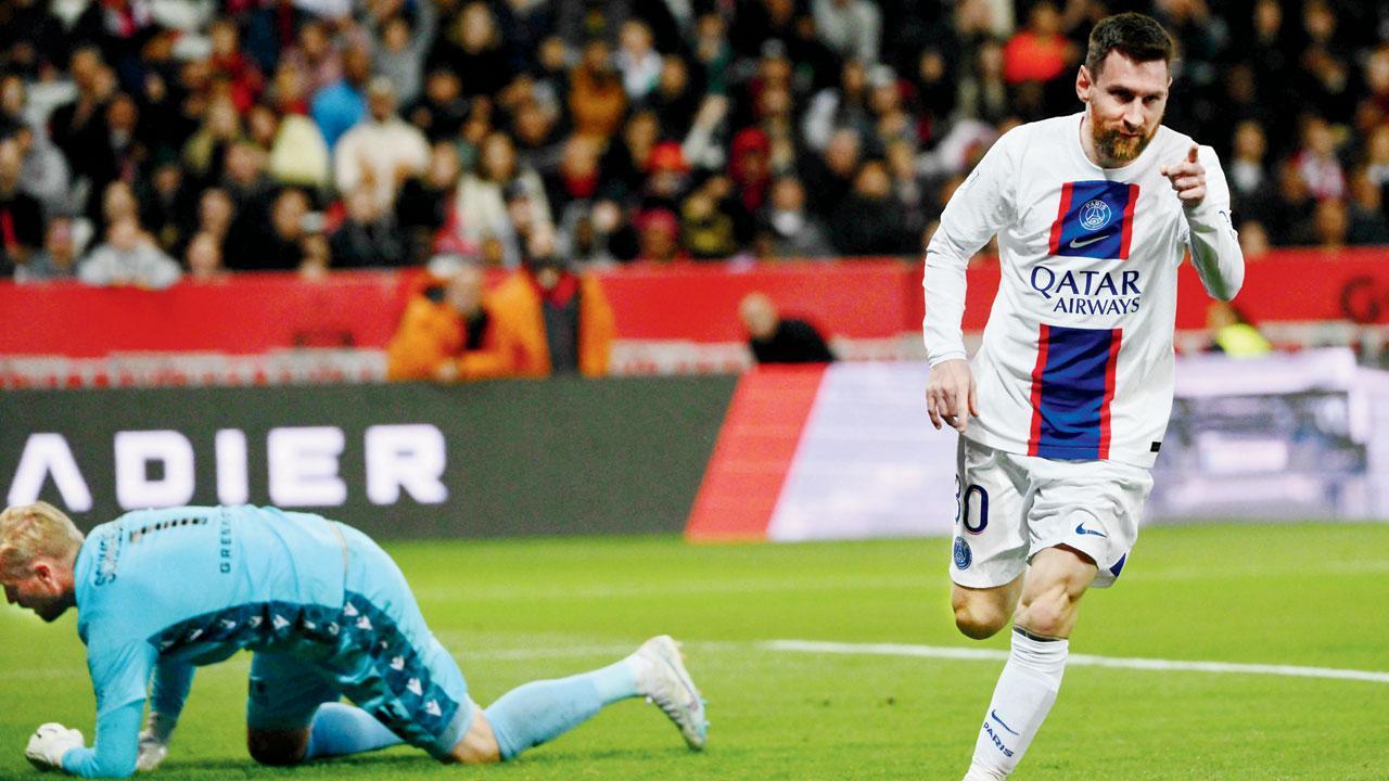Nice show by PSG’s Messi