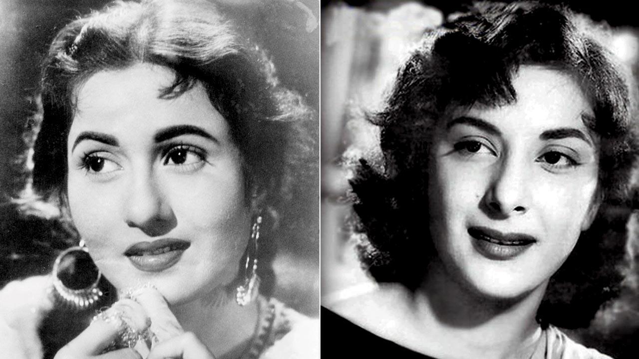 Madhubala and Nargis