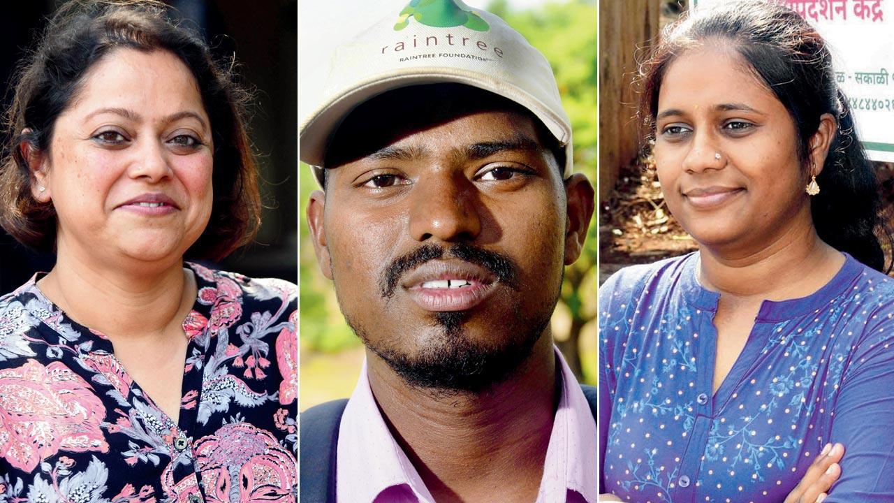 Namita Dandekar, Sunil Pawar and Ankita Prabhakar Tumsare