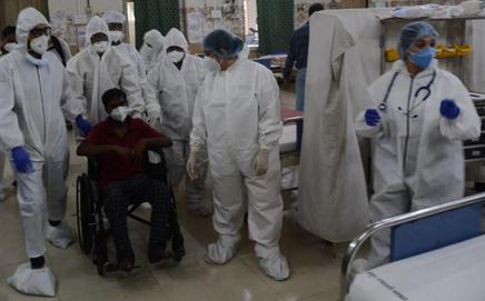 Covid-19 mock drill held in JJ Hospital. Pic/Sayyed Sameer Abedi