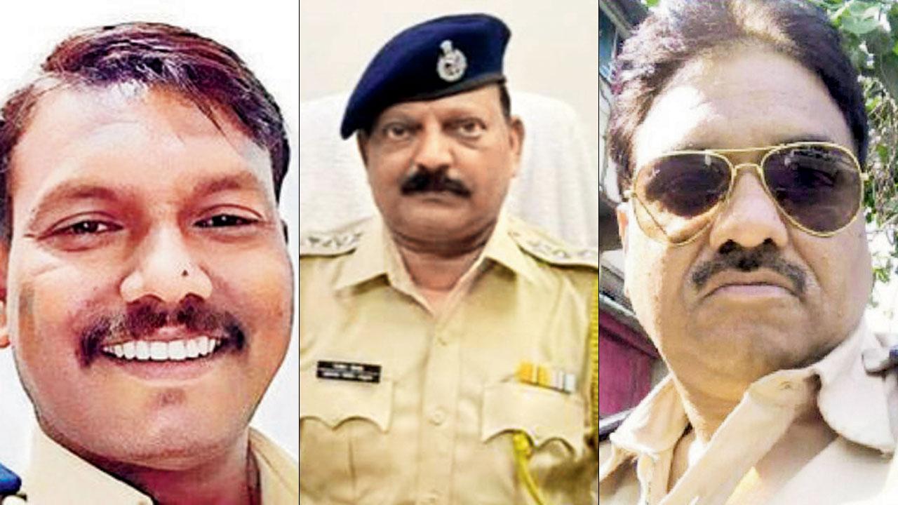 Constable Rama Mahale; ACP Nitin Bobde; Head Constable Sujit Pawar
