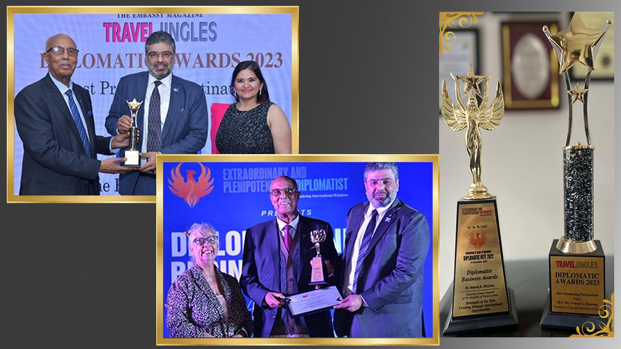 Honorary Consul General Neeraj Sharma Bags Two Of The Most Prestigious Awards!