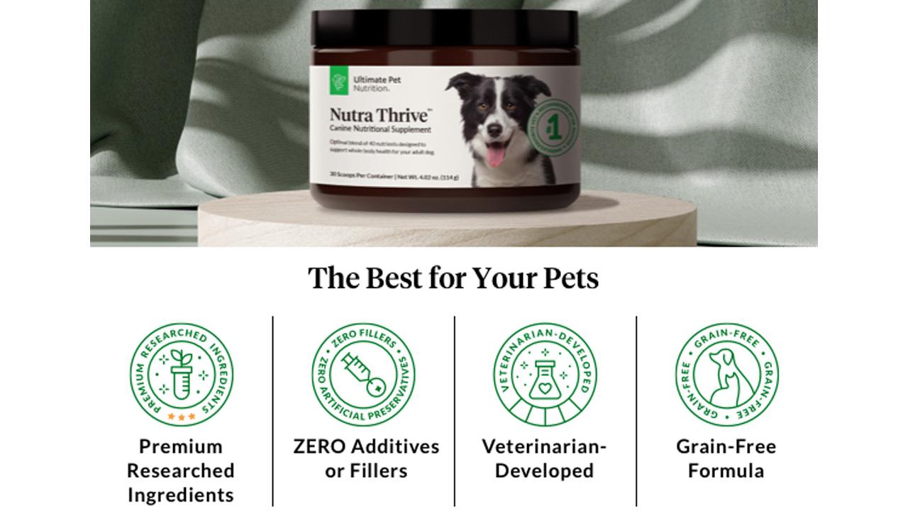 Nutra thrive ultimate pet nutrition reviews on sale
