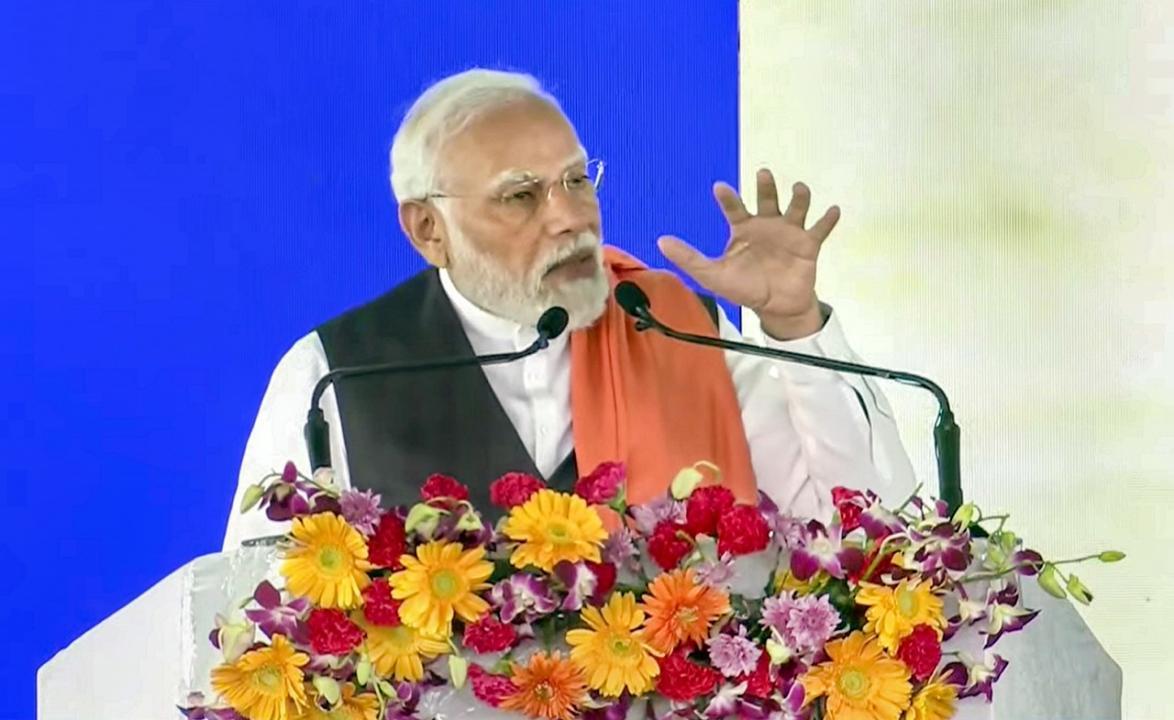 Congress associated with '85 per cent commission': PM Modi says at public meeting in Karnataka