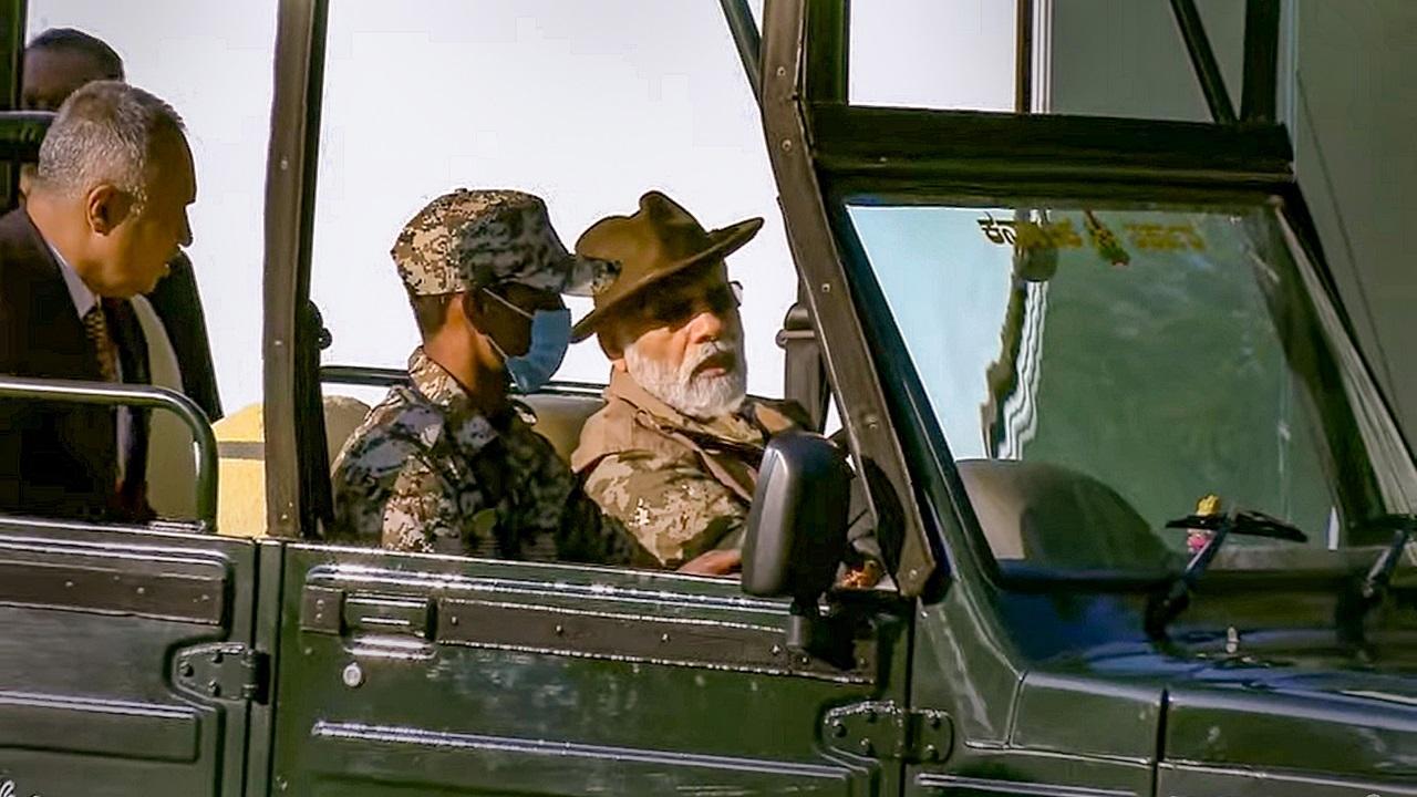PM Modi goes on jungle safari at Bandipur Tiger Reserve in Karnataka