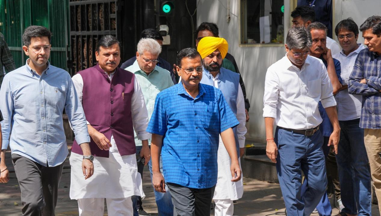 Excise case: Arvind Kejriwal appears before CBI for questioning