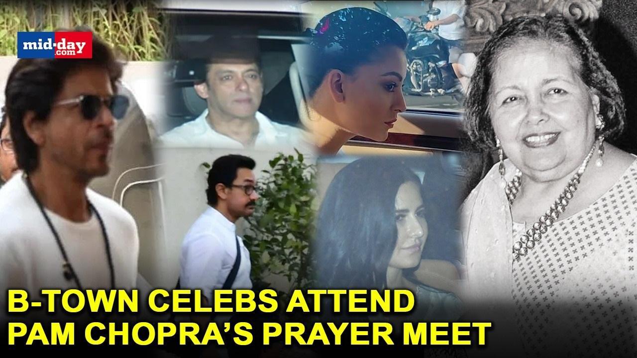 B-town celebs attend Pamela Chopra’s prayer meet