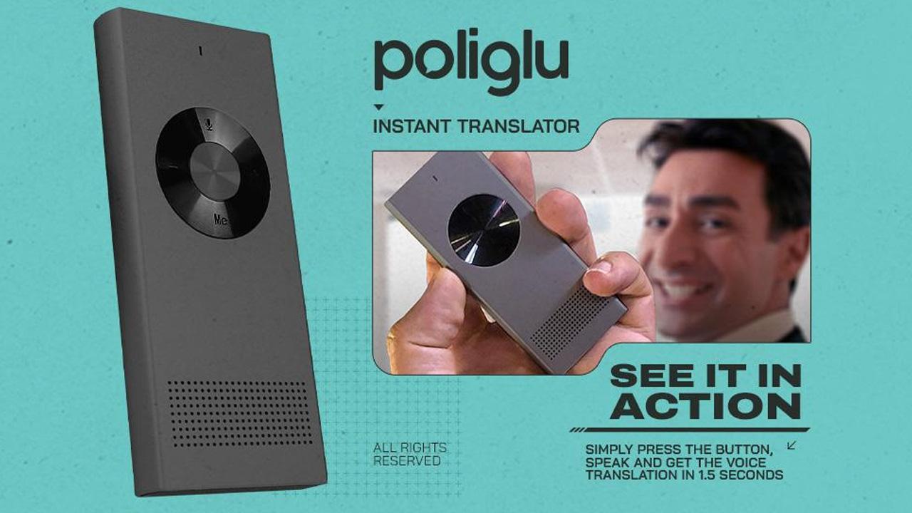 Poliglu Instant Two-Way Language Translator - Translators Devices