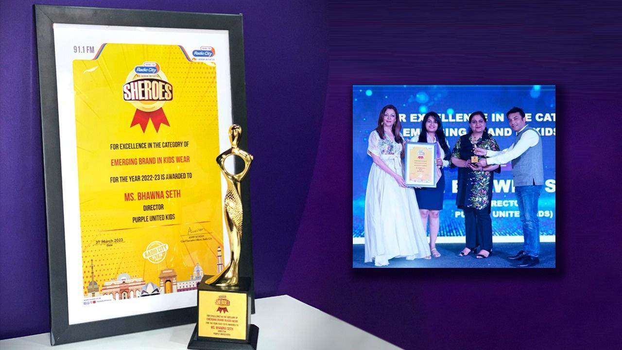 Purple United Kids: Winning Hearts and being acknowledged as an Emerging Brand in Kid’s Wear