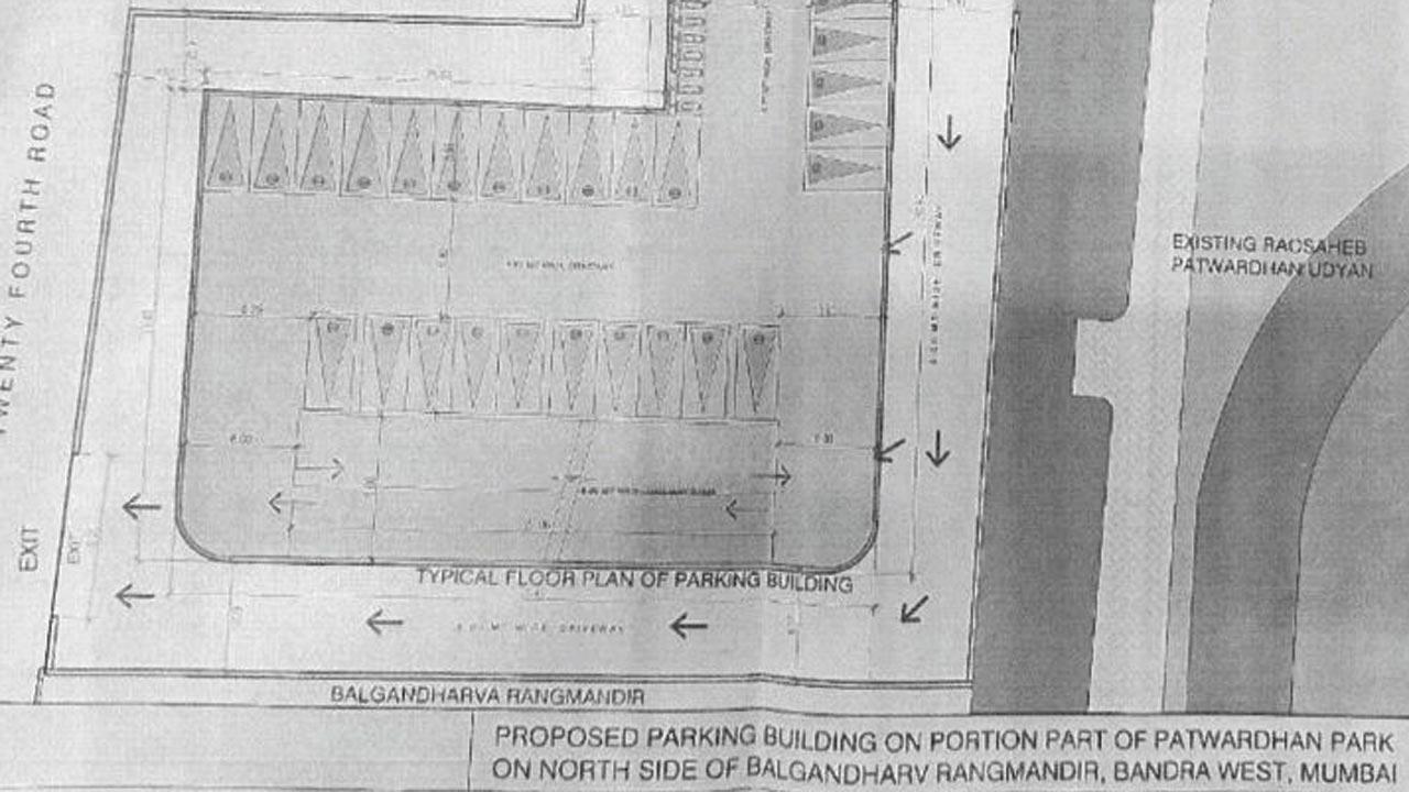 Illustration of the parking lot in the RTI reply