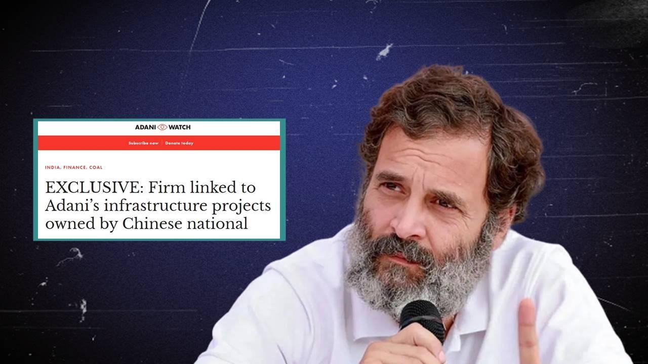 'Pradhan Mantri Chinese’ Projects': Rahul targets PM Modi over 'Chinese firm's Adani connection'