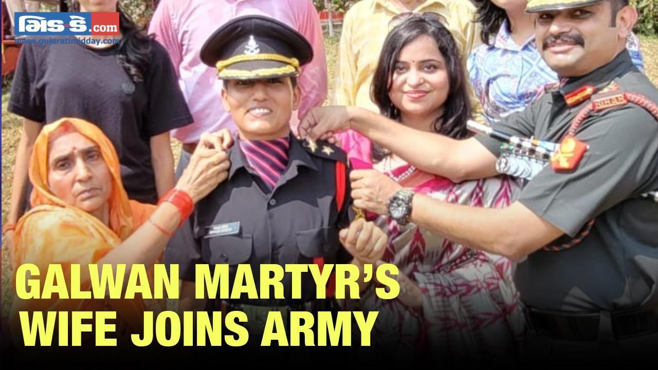 Rekha Singh, wife of Galwan martyr Deepak Singh, joins Indian army as Lieutenant