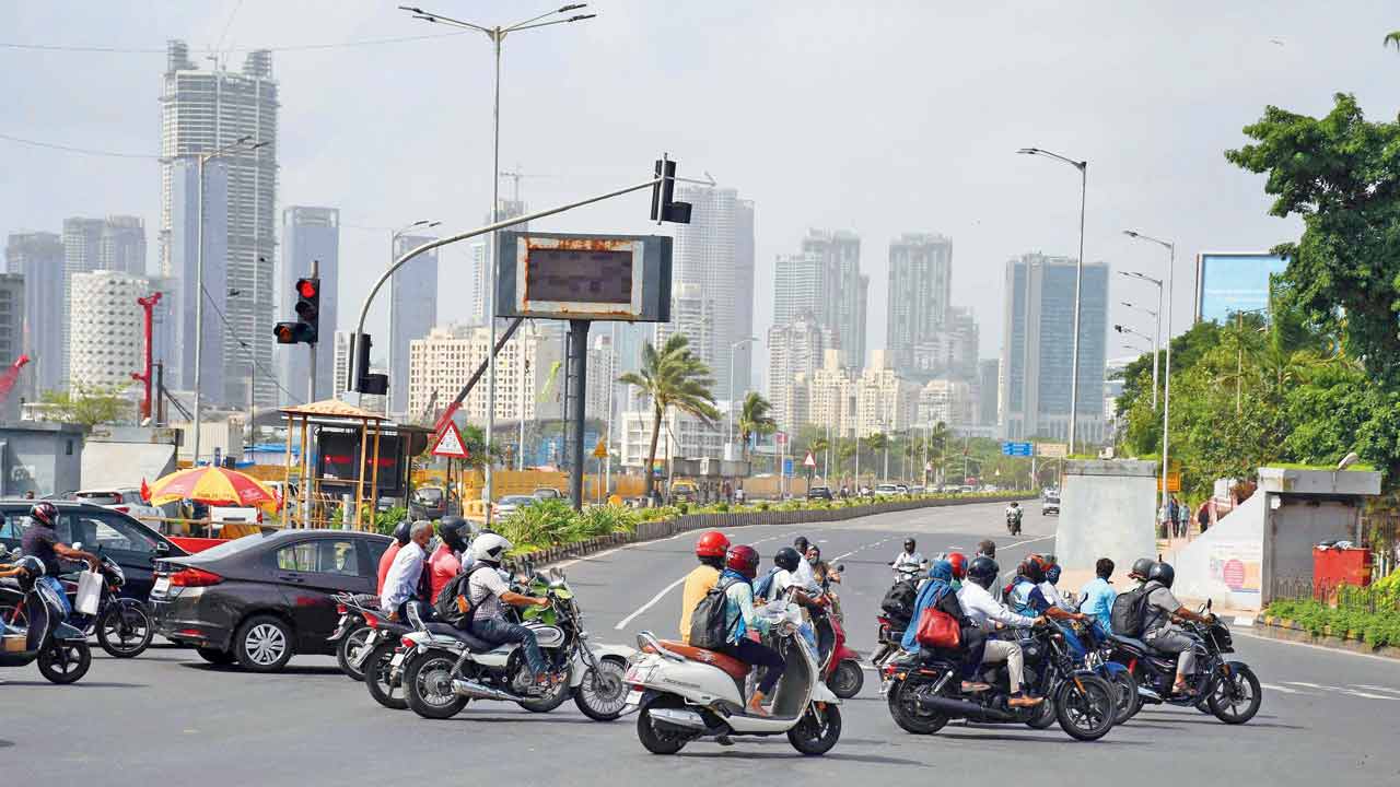 At seven locations, there were issues of side friction due to illegal roadside parking. Moreover, pedestrians were found walking on the road instead of footpaths at seven spots due to encroachment, the study stated. On the road engineering front, the study pointed to missing or faded road/lane markings at 17 locations; poor visibility at night at three locations; inadequate road signage at 11 locations; potential conflict points at merging sections at six locations. File Pic/Ashish Raje