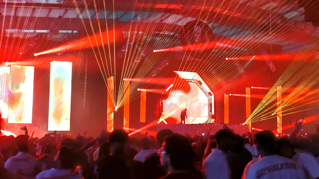 The show ended on a high with American DJ KSHMR, who has Indian roots, playing not only some of his favourite tracks but also his newer unreleased tracks with the likes of Badshah, Raja Kumar and MC Stan, giving the audience a sneak peak into his upcoming music. Bringing the desi flavour to the show apart from the eternal favourites, he also did his take on 'Naatu Naatu' and 'Oo Antava', among others. Photo Courtesy: Nascimento Pinto