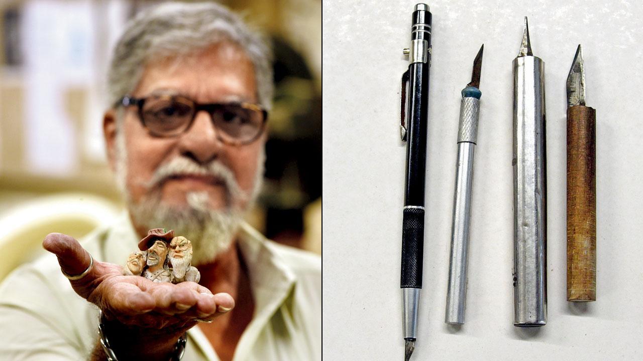 How this Mumbaikar is winning hearts with his chalk, clay, lead mini sculptures