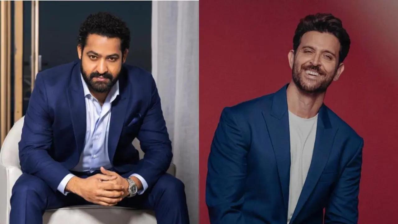 Actor Jr. NTR, who has been swaying the audience—both Indian and international—with 'RRR', has been signed for the spy action-thriller 'War 2, a sequel to the 2019 blockbuster. Bollywood star Hrithik Roshan, who played the role of Kabir in 'War', will be seen taking on Jr. NTR in a bloody battle that will be an adrenaline-pumping action extravaganza. Recently, it was also revealed that the event film is being directed by Ayan Mukerji, who has a history of delivering some of the biggest blockbusters in Bollywood, including his last release, 'Brahmastra'. A veteran trade source confirmed on condition of anonymity that Jr. NTR will be locking horns with Hrithik in 'War 2. Read full story here