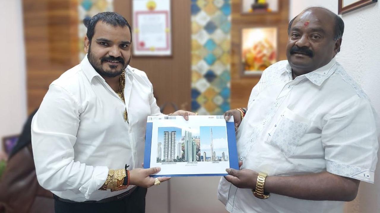 Businessman Rupesh Pandey Partners with Balaji Groups' Chairman, Satish Shetty, for Affordable Housing Initiative in Mumbai's SRA Projects