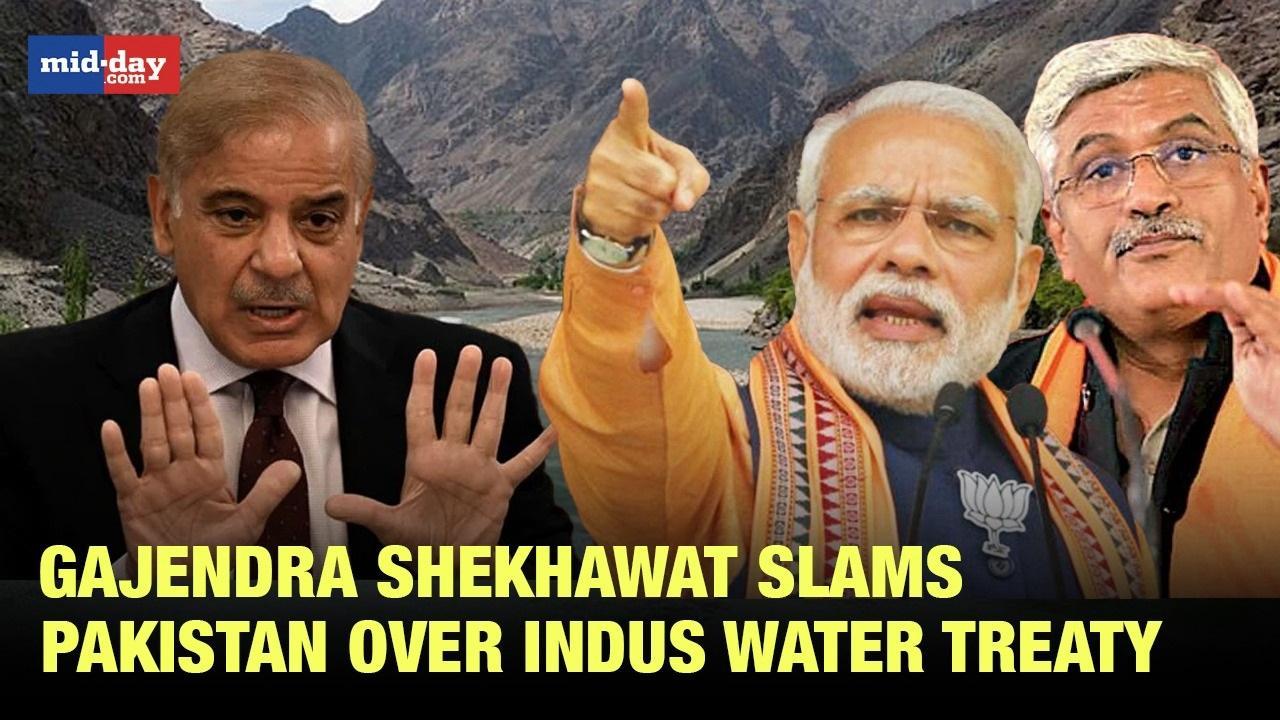 Union Minister Shekhawat slams Pakistan for violating Indus water treaty rules