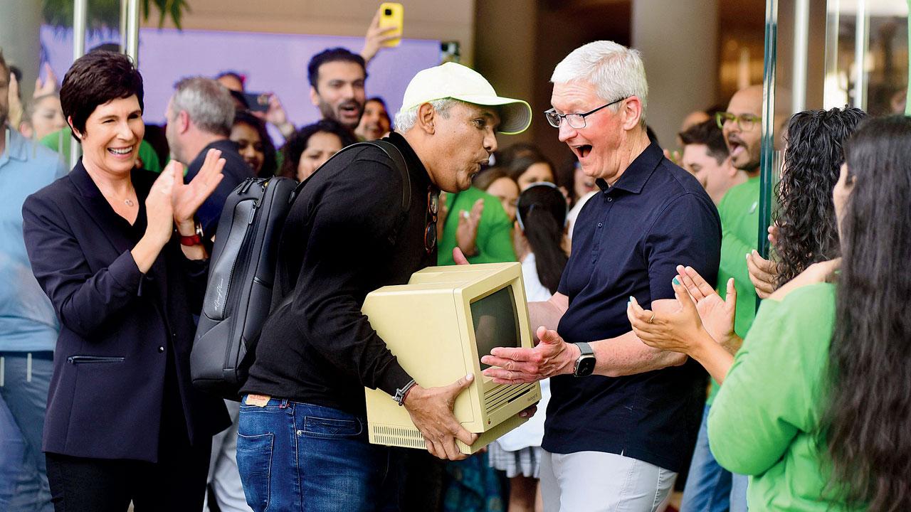 Cook was surprised to see the Macintosh. Pic/Shadab Khan