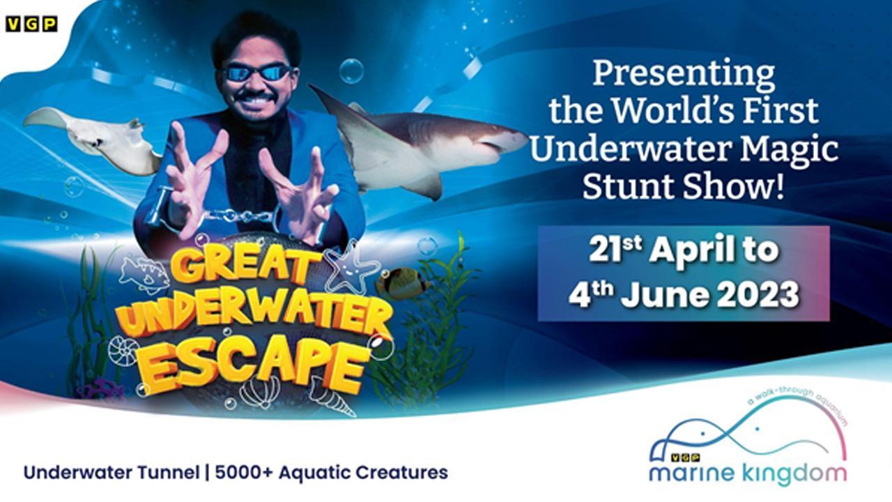 VGP Marine Kingdom presents World’s First Underwater Magic show