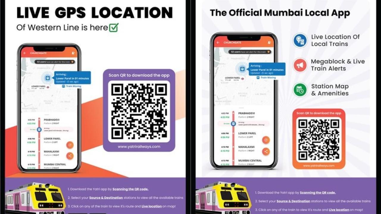 Mumbai: Western Railway announces ‘Yatri’ app for live tracking of local trains and more
