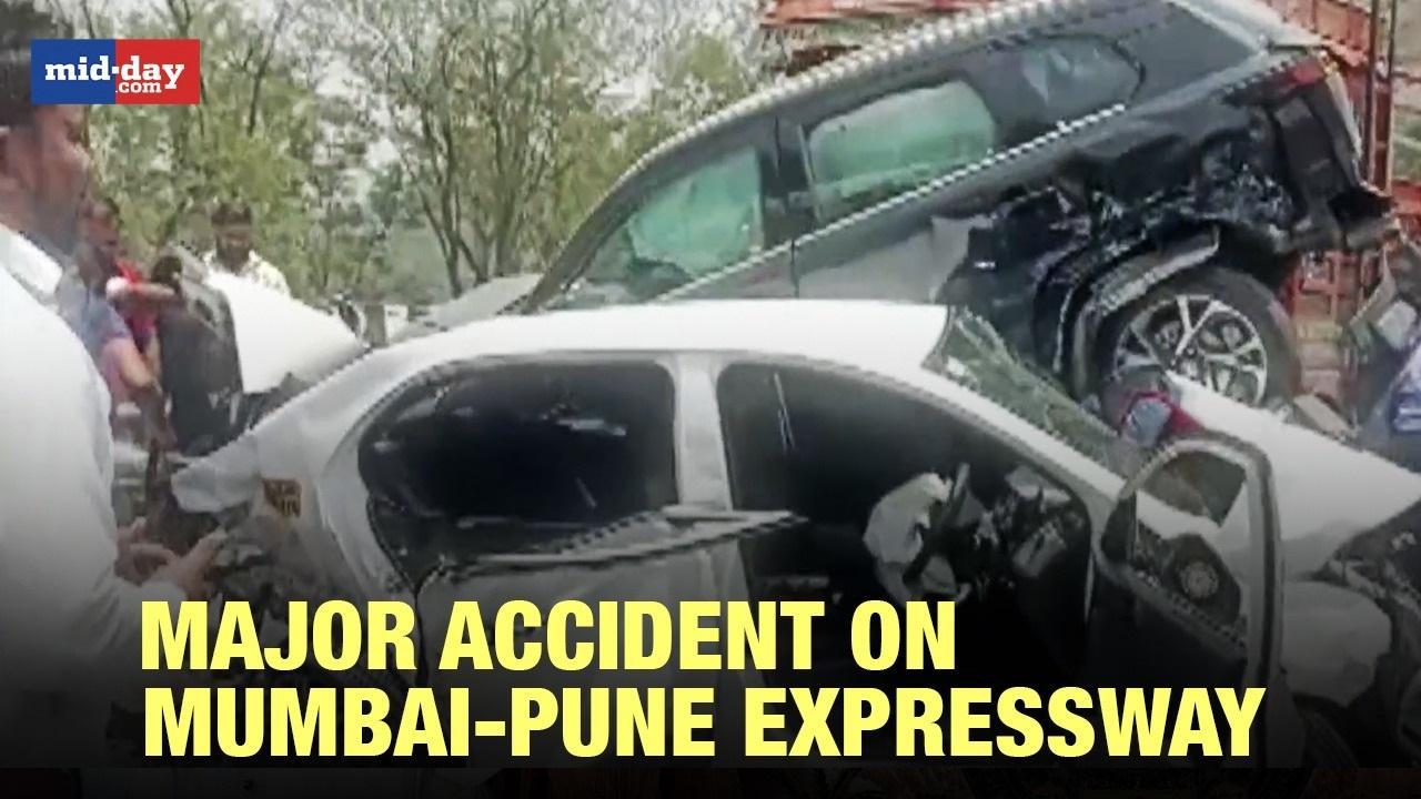Major accident on Mumbai-Pune expressway, six injured
