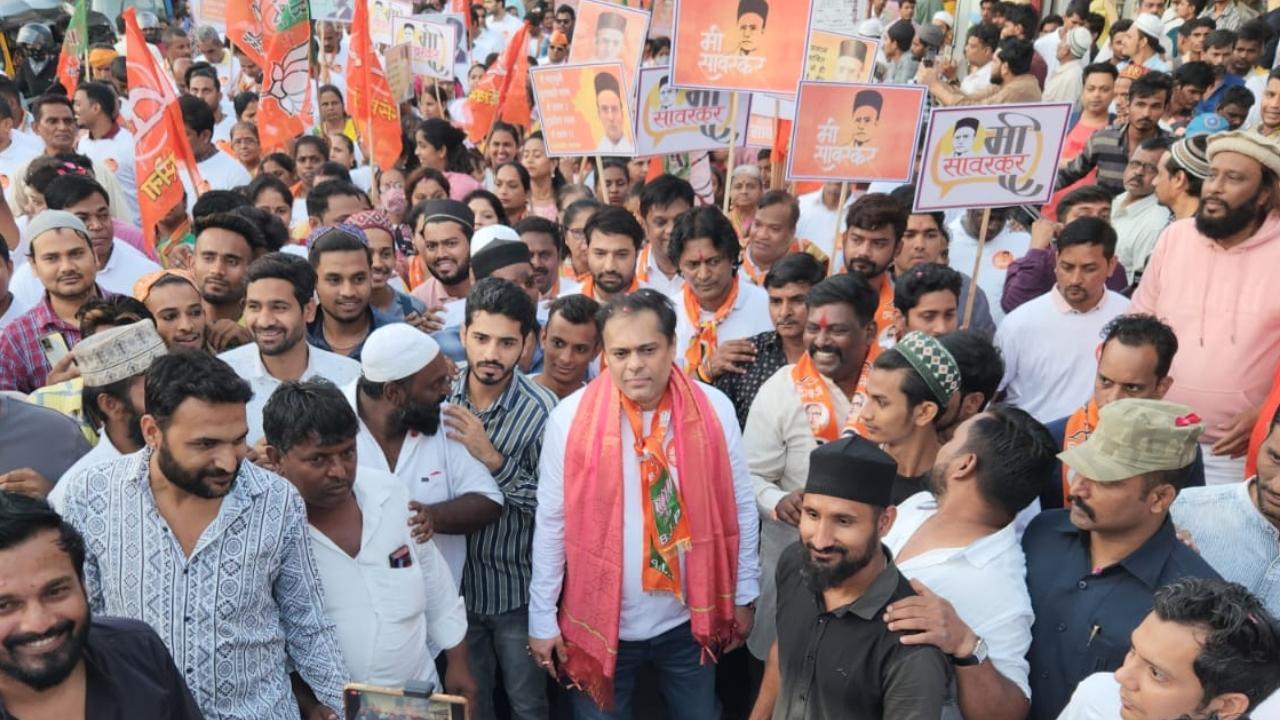 Savarkar rallies held in Maharashtra; BJP MLA tweets to Rahul about Muslims welcoming yatra in Mumbai
