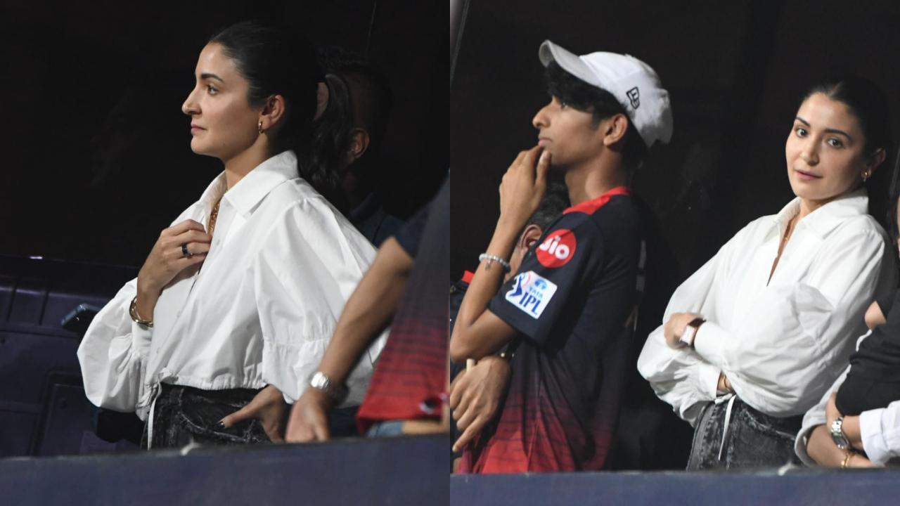 In Pics: Anushka Sharma shows up to support Virat Kohli at RCB Vs LSG match