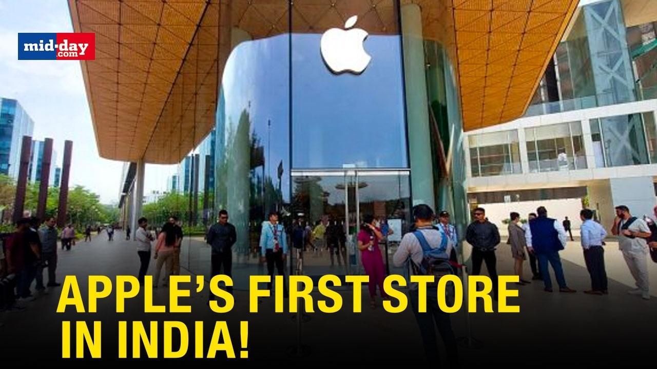 Apple’s first store opens in India, Tim Cook’s ‘hello’ to Mumbai