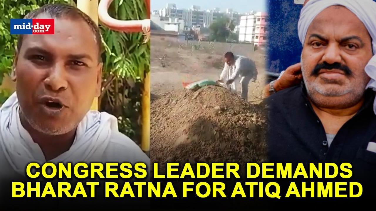 Congress Leader Demands Bharat Ratna For Atiq Ahmed