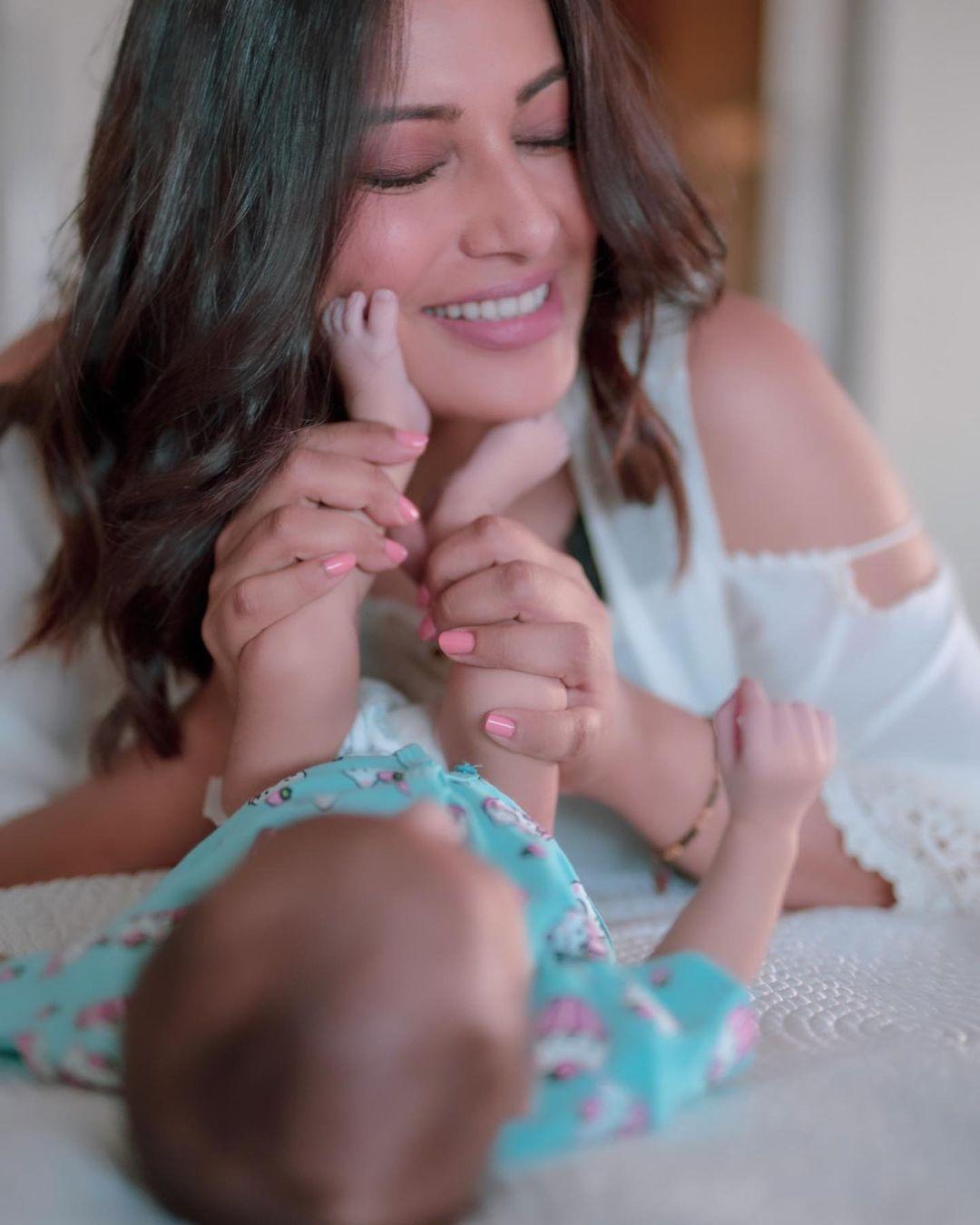 Ever since the birth of their daughter, Bipasha has been sharing pictures Devi while hiding the face of her precious little one. Sharing the above picture in February this year, Bipasha wrote, 