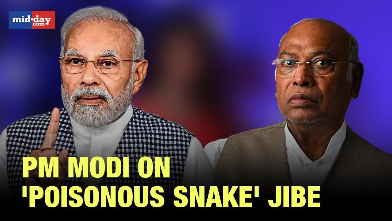 PM Modi Counters Mallikarjun Kharge's 'Poisonous Snake' Jibe