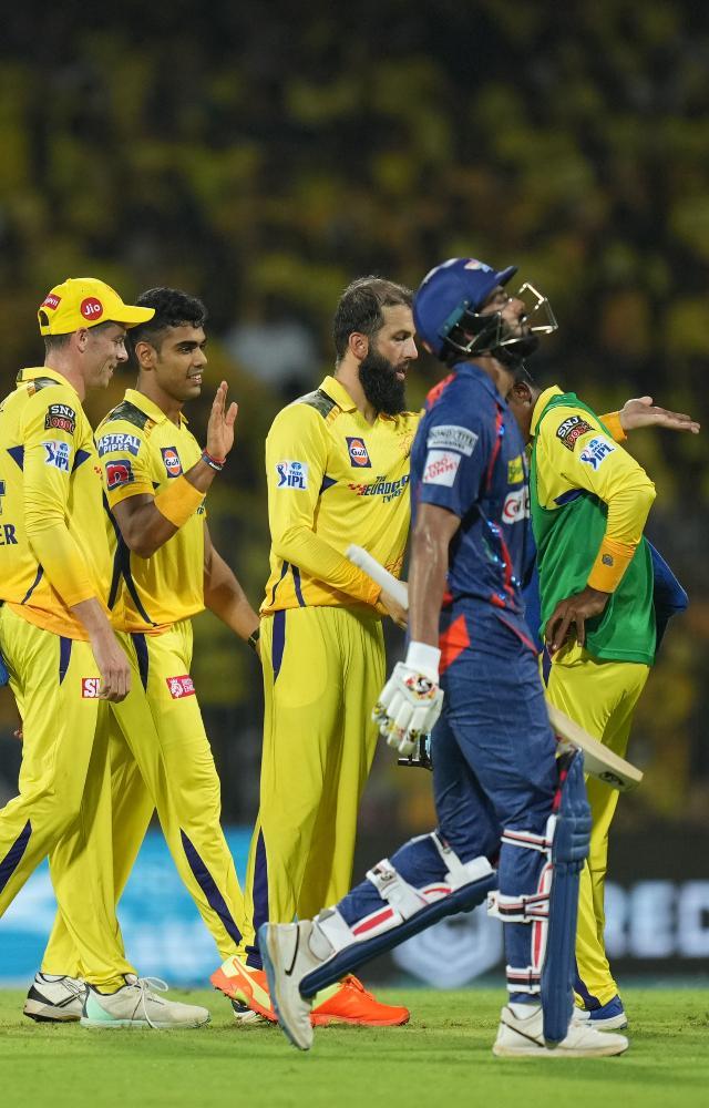 CSK defeat LSG by 12 runs