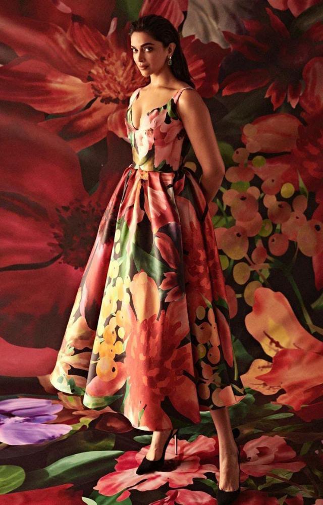 Modern floral dress sale