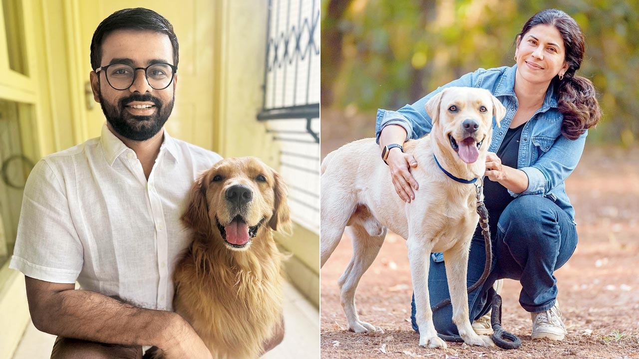 S Vivek, lawyer and Shirin Dhabhar, Canine behaviourist
