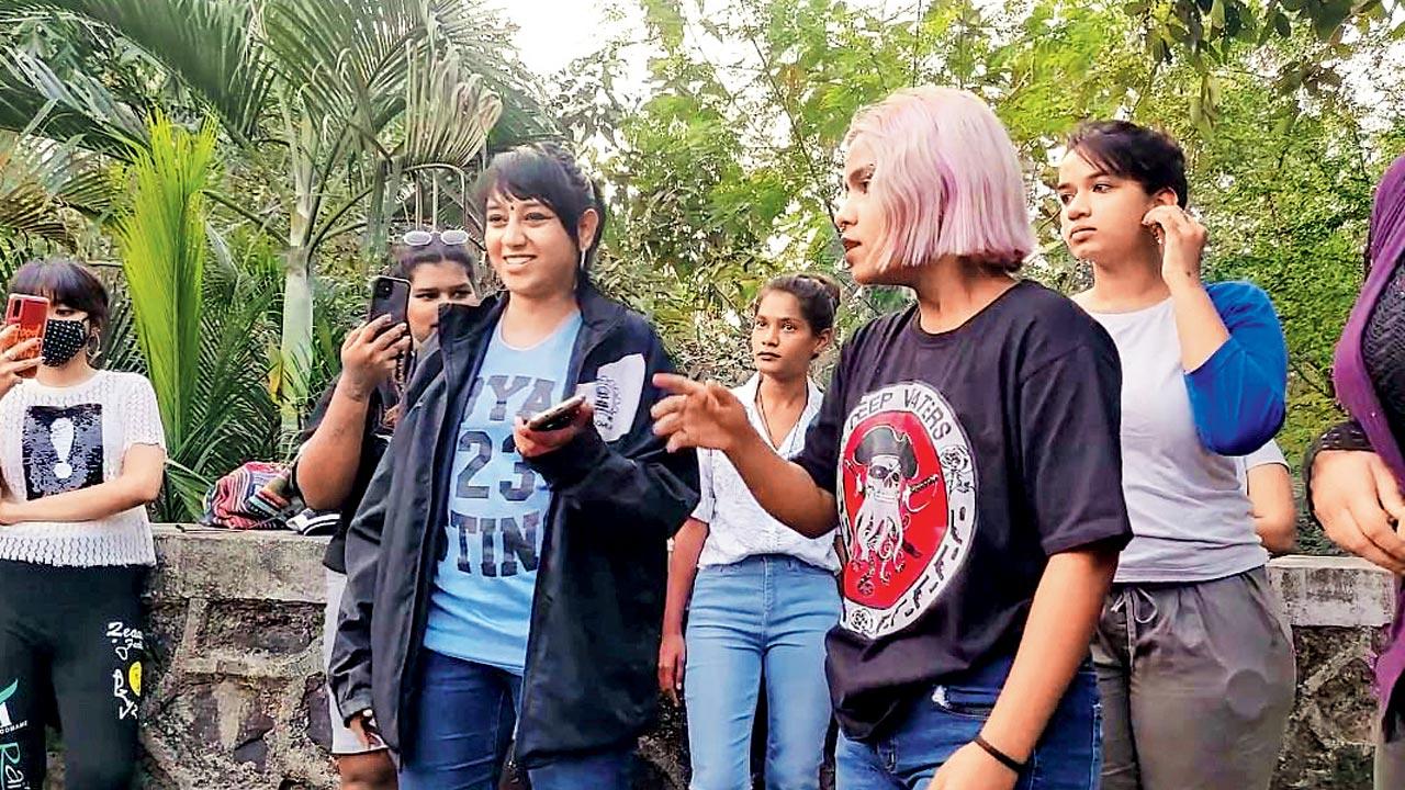Hip-hoppers at a previous cypher by Wild Wild Women in Marol Art Village, Andheri