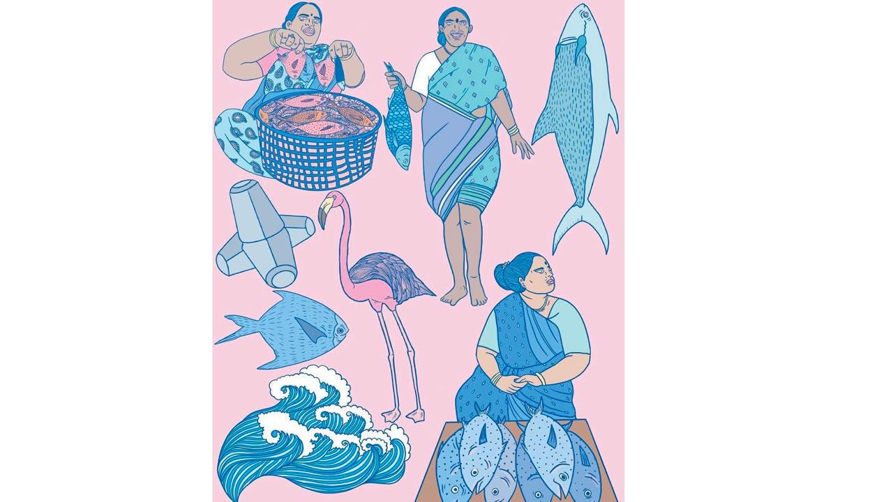 The stickers created by Paul are inspired by the indigenous Koli community.  Pic Courtesy/Instagram