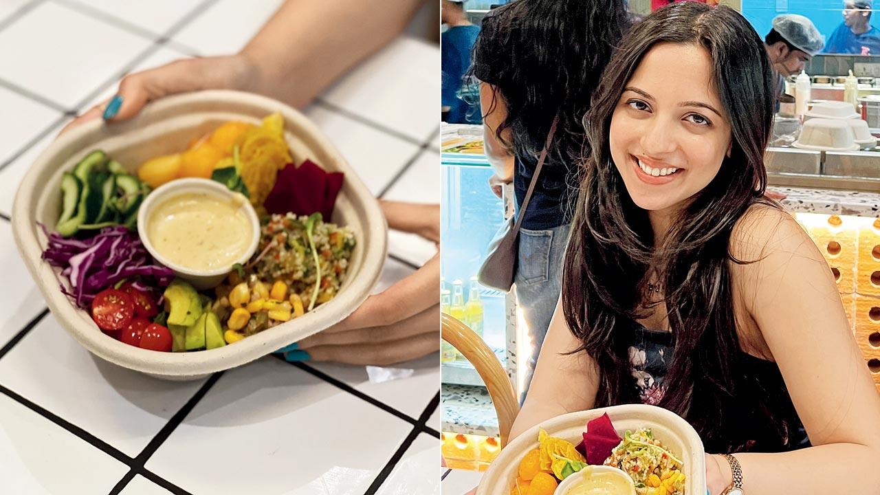 Summer melon salad; (right) Avanti Nagral at Project Hum