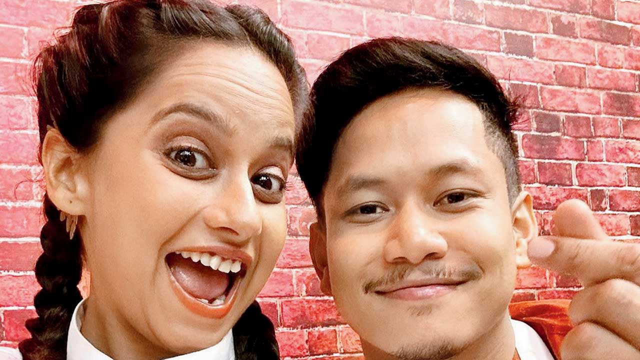 Chefs Shilarna Vaze and Saikia.  Pic Courtesy/Instagram
