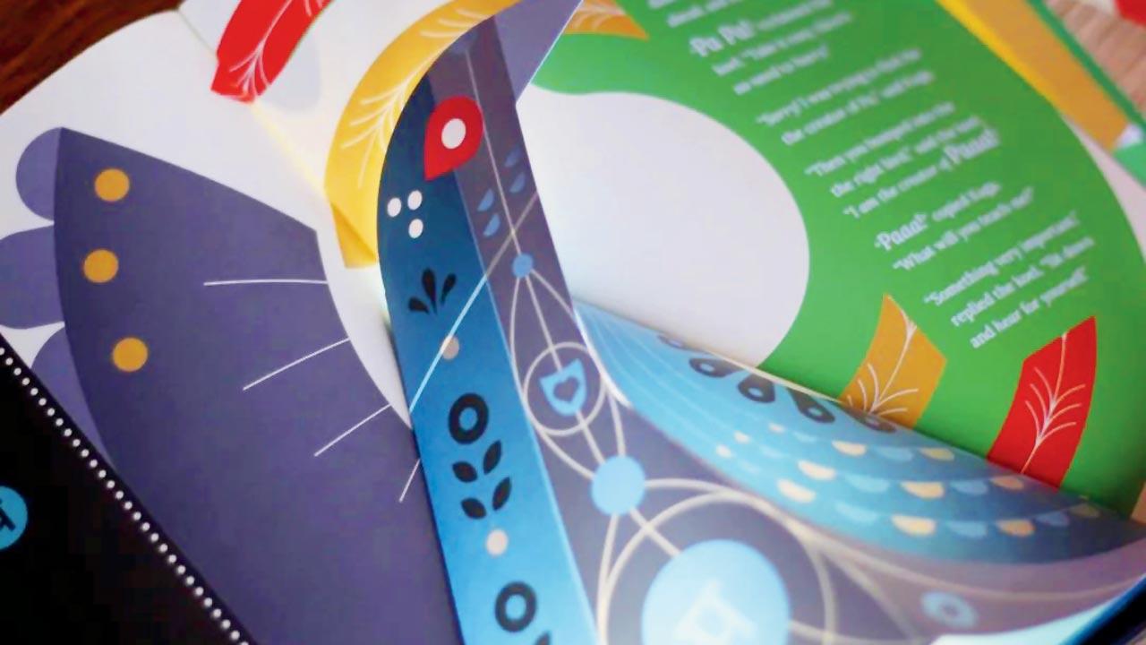 A peek into the artwork in the book