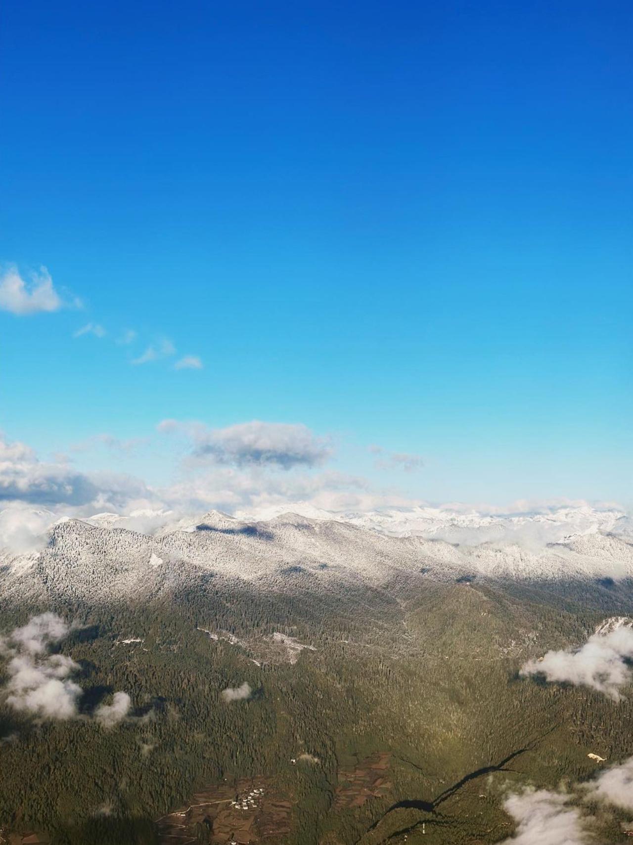 Deepika also shared pictures of stunning views from Bhutan. She shared this picture of the clear blue sky in the country. Along with every picture, she wrote Land of The Thunder Dragon in the caption, which is what Bhutan is popularly known as