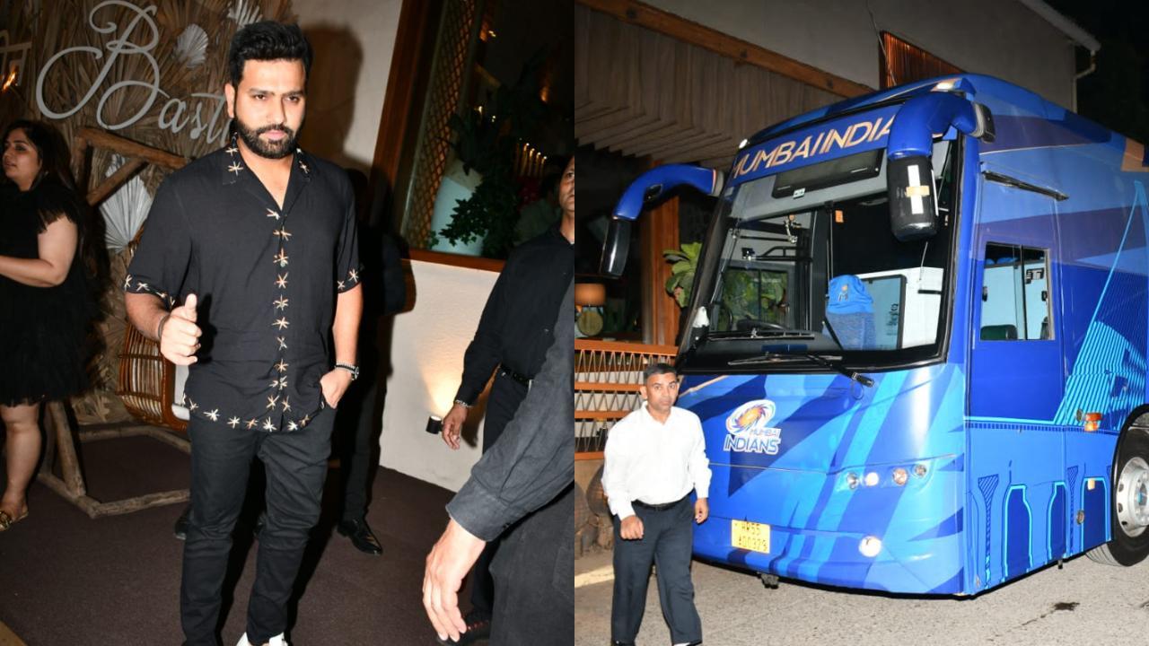 IPL 2023: Rohit Sharma turns perfect host for Mumbai Indians teammates, See pics
