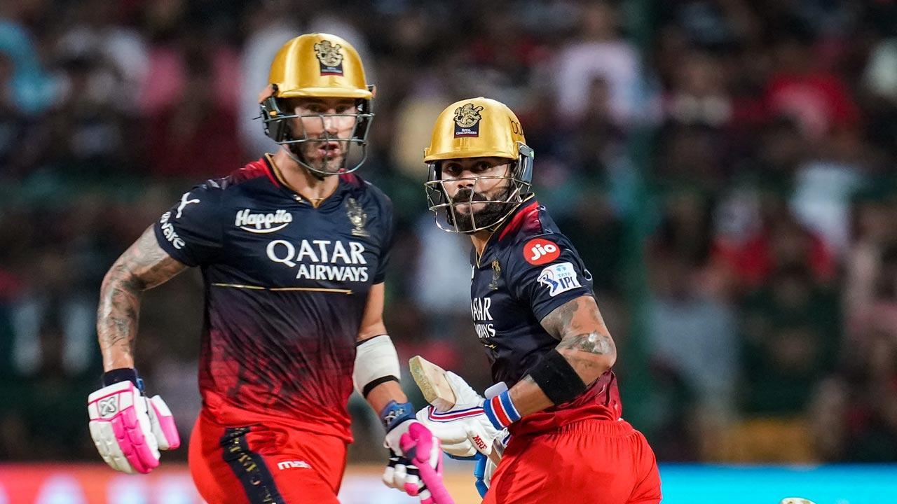 IPL 2023: Fifties from du Plessis, Kohli, Maxwell take RCB to 212-2