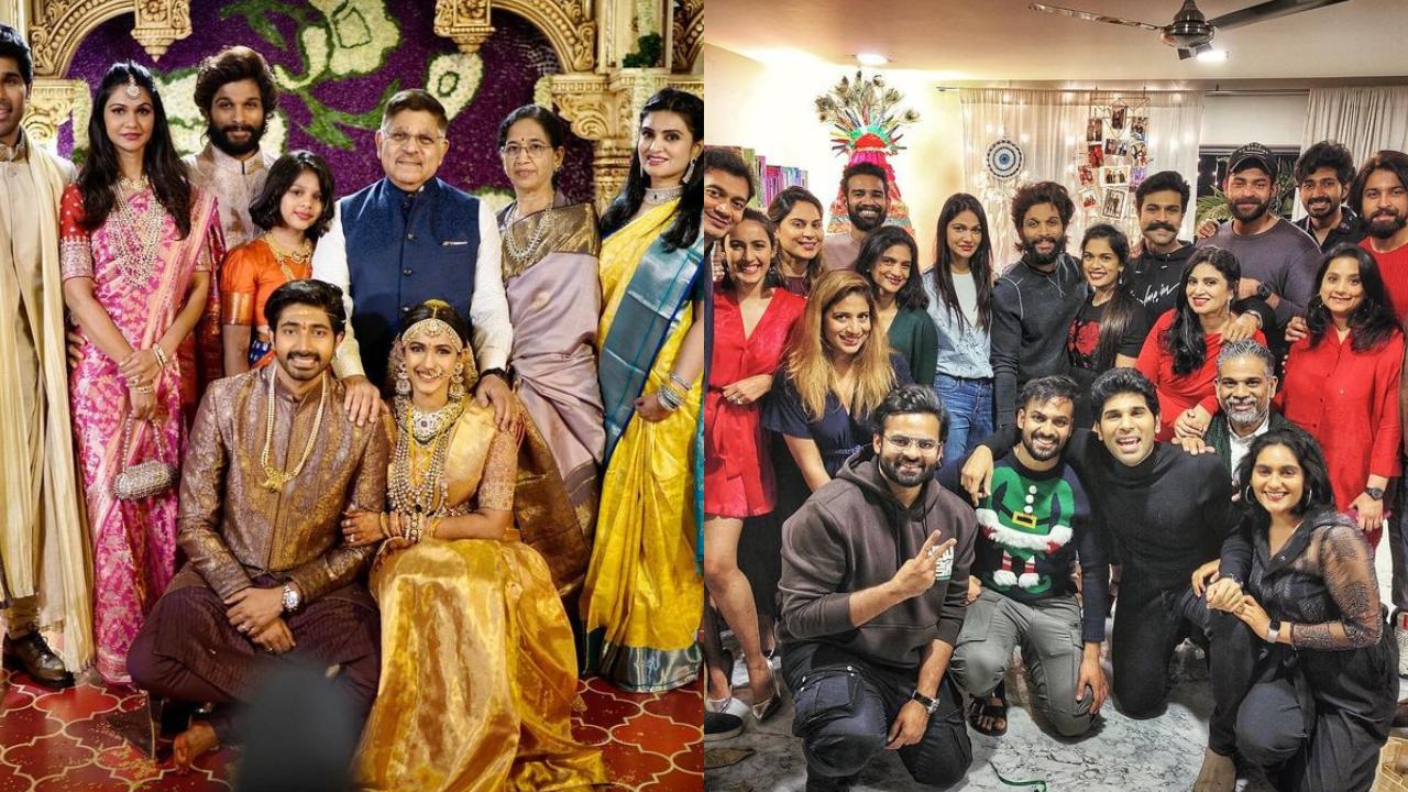 Present at family occasions
Allu Arjun always ensures he’s present for important family occasions and was a crucial part of his cousin Niharika Konidela’s wedding ceremonies. He also played host to his extended family and organized a secret santa gift exchange for his cousins and friends during Christmas