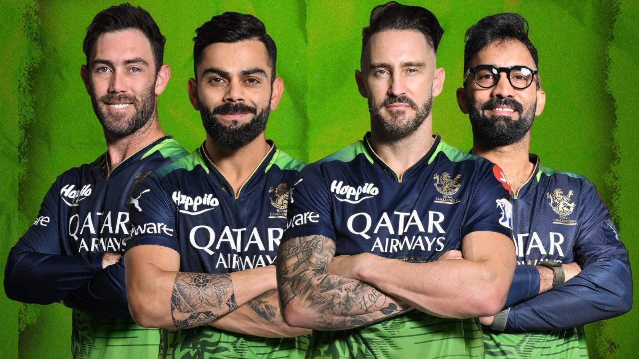 RCB players to wear green jersey made from recycled waste against RR