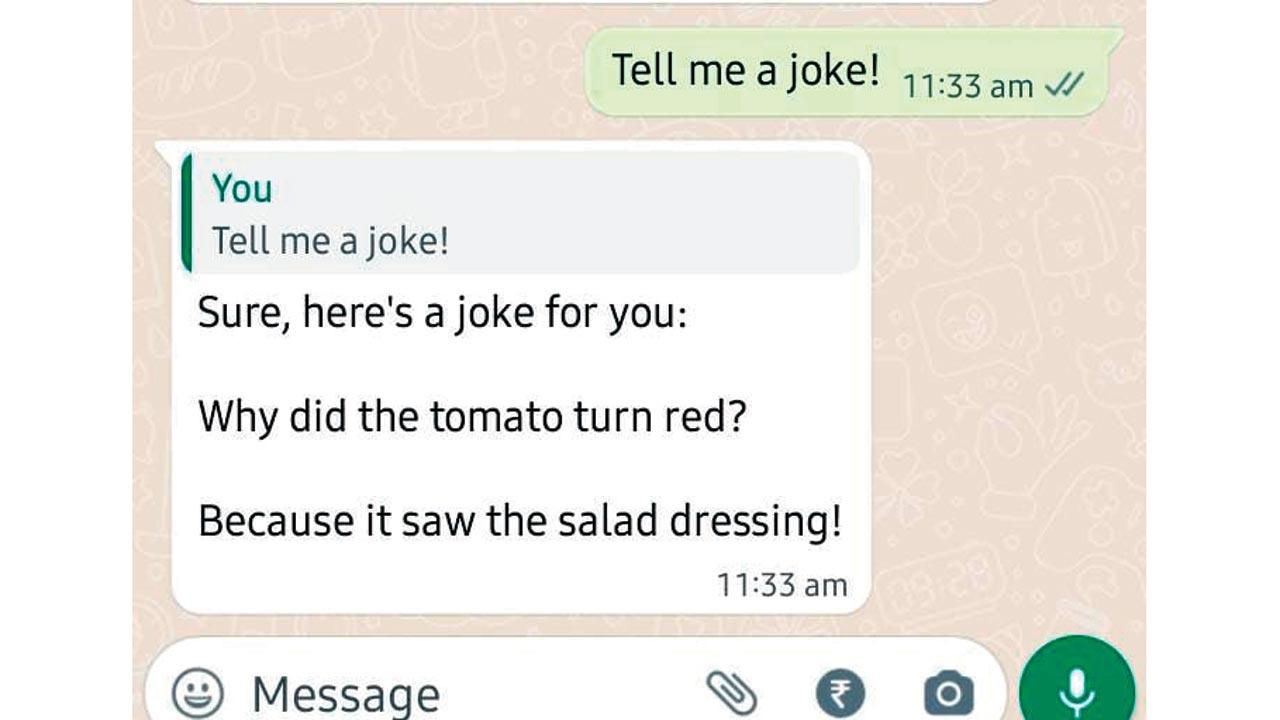 The joke Rio told our writer
