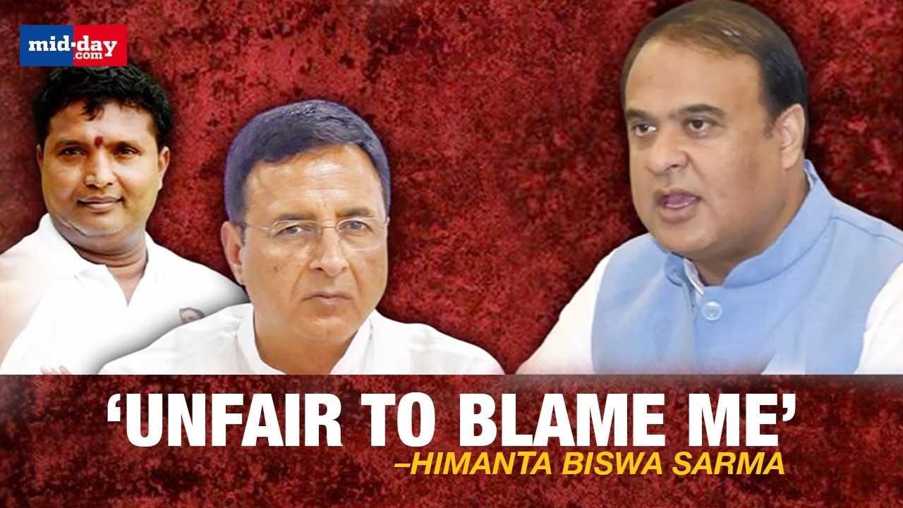 Assam CM Himanta Biswa Sharma lashes out at Cong over case against BV Srinivas