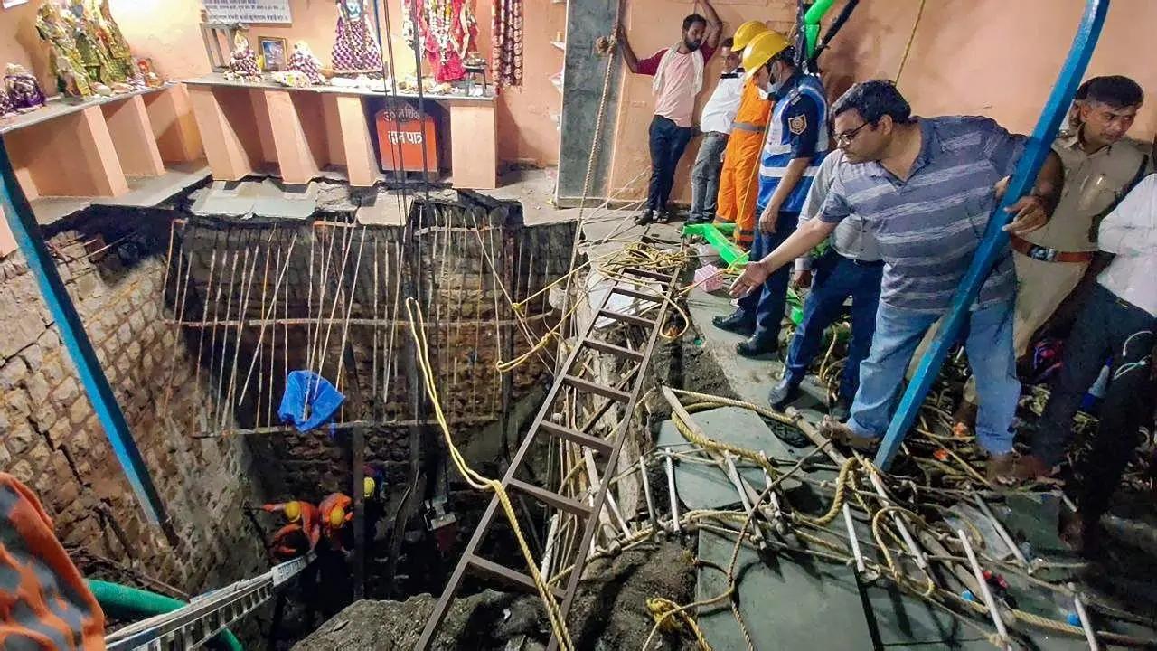 Indore temple tragedy: Drive launched to remove encroachments from religious complex